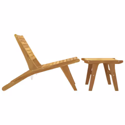 VidaXL 319154 outdoor chair Terrace Teak - Additional view 4