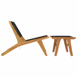 VidaXL 319155 outdoor chair Terrace Polyester, Teak - Additional view 4