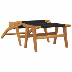 VidaXL 319155 outdoor chair Terrace Polyester, Teak - Additional view 5