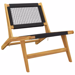 VidaXL 319155 outdoor chair Terrace Polyester, Teak - Additional view 6