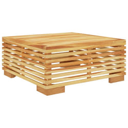 vidaXL Solid Wood Teak Garden Coffee Table Outdoor Wooden Side Sofa Tea Table