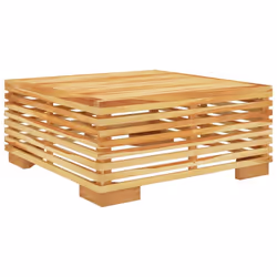 vidaXL Solid Wood Teak Garden Coffee Table Outdoor Wooden Side Sofa Tea Table
