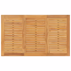 vidaXL Solid Wood Teak Batavia Table Patio Outdoor Dining Table Furniture - Additional view 4
