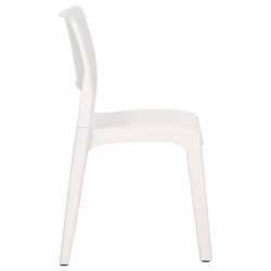 VidaXL 317726 outdoor chair Terrace Polypropylene (PP) White - Additional view 5