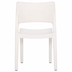 VidaXL 317726 outdoor chair Terrace Polypropylene (PP) White - Additional view 6