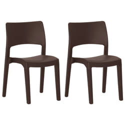 VidaXL 317727 outdoor chair Terrace Polypropylene (PP) Mocha