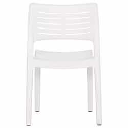 VidaXL 317729 outdoor chair Terrace Polypropylene (PP) White - Additional view 5