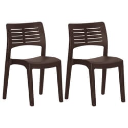 VidaXL 317730 outdoor chair Terrace Polypropylene (PP) Mocha