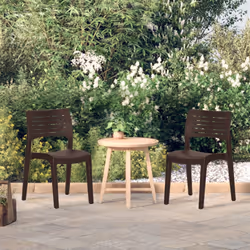 VidaXL 317730 outdoor chair Terrace Polypropylene (PP) Mocha