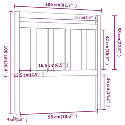 VidaXL 814079 headboard/footboard - Additional view 5