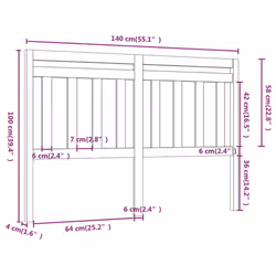VidaXL 814089 headboard/footboard - Additional view 5