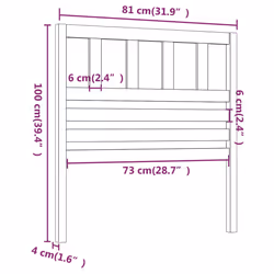 VidaXL 814119 headboard/footboard - Additional view 6
