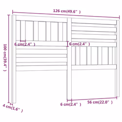 VidaXL 814138 headboard/footboard Black - Additional view 6