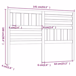 VidaXL 814141 headboard/footboard Grey - Additional view 6