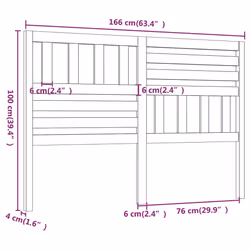 VidaXL 814155 headboard/footboard White - Additional view 6