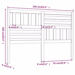 VidaXL 814158 headboard/footboard Black - Additional view 6