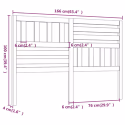 VidaXL 814161 headboard/footboard Grey - Additional view 6