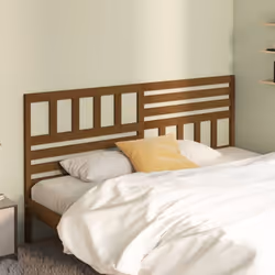 vidaXL Bed Headboard Bedroom Bed Header Decorative Headboard Solid Wood Pine - honey brown, 186 x 4 x 100 cm - Additional view 3