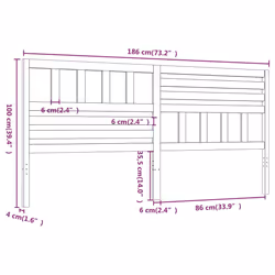 VidaXL 814164 headboard/footboard - Additional view 6