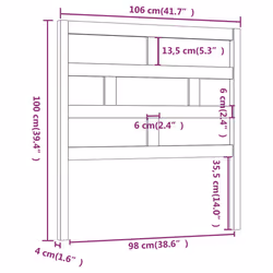 VidaXL 814179 headboard/footboard - Additional view 6