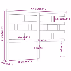 VidaXL 814184 headboard/footboard - Additional view 6