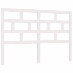 VidaXL 814185, White, Pinewood, 1260 mm, 100 cm, 40 mm