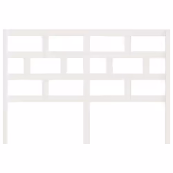 VidaXL 814185 headboard/footboard White - Additional view 4