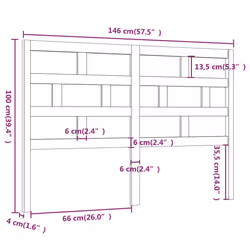 VidaXL 814194 headboard/footboard - Additional view 6