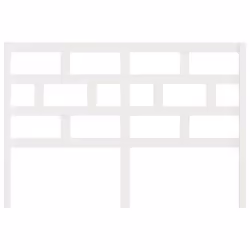 VidaXL 814195 headboard/footboard White - Additional view 4