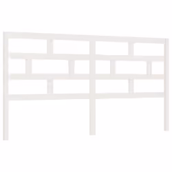VidaXL 814215, White, Pinewood, 2060 mm, 100 cm, 40 mm