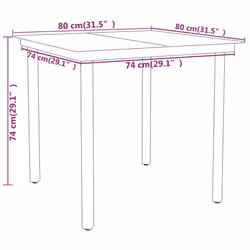 VidaXL 3099577 outdoor furniture set Black - Additional view 6