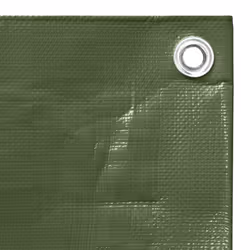 ) vidaXL Tarpaulin HDPE Tarp Ground Sheet Covering Multi Colours/Sizes/Models - Green, 260 g/mÂ²3 x 4 m (W x L - Additional view 2