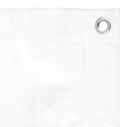 vidaXL Tarpaulin 180 g/mÂ² 4x6 m White HDPE Tarp Ground Sheet Camping Cover