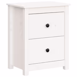 VidaXL 813681, White, Pinewood, 500 mm, 350 mm, 615 mm, 1 pc(s)