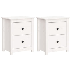 VidaXL 813682 nightstand/bedside table White