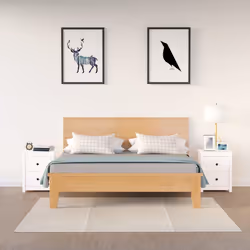 VidaXL 813682 nightstand/bedside table White