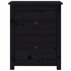 VidaXL 813687 nightstand/bedside table Black