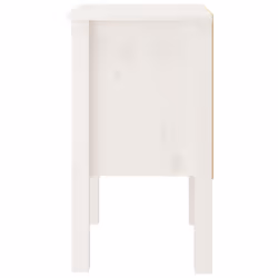 vidaXL 1/2x Solid Wood Pine Bedside Cabinet Side Table Furniture Multi Colours - white, 1 - Additional view 6
