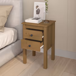 VidaXL 813695 nightstand/bedside table Brown