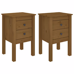 VidaXL 813696, Brown, Pinewood, 400 mm, 350 mm, 615 mm, 2 pc(s)