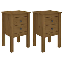 VidaXL 813696 nightstand/bedside table Brown