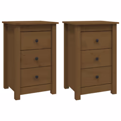 VidaXL 813706, Brown, Pinewood, 400 mm, 350 mm, 615 mm, 2 pc(s)