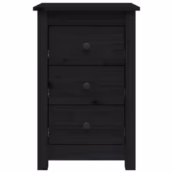 VidaXL 813708 nightstand/bedside table Black - Additional view 4