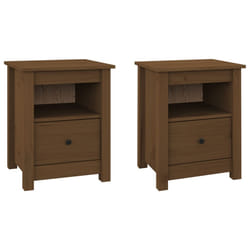 VidaXL 813716 nightstand/bedside table Brown