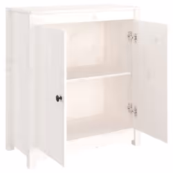 vidaXL Solid Wood Pine Sideboard Wooden Cupboard Storage Cabinet Multi Colours - white - Additional view 6