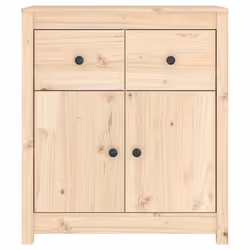vidaXL Solid Wood Pine Sideboard Wooden Side Cabinet Home Organiser Cupboard - Additional view 7