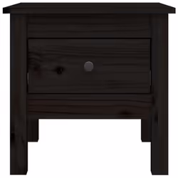vidaXL 1/2x Solid Wood Pine Side Table Multi Colours 40x40x39 cm/50x50x49 cm - black, 40 x 40 x 39 cm/1 - Additional view 6
