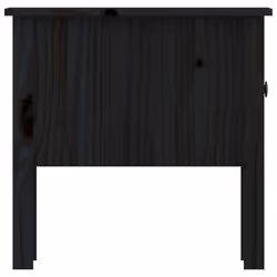 vidaXL 1/2x Solid Wood Pine Side Table Multi Colours 40x40x39 cm/50x50x49 cm - black, 50 x 50 x 49 cm/1 - Additional view 8