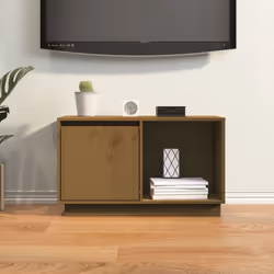 vidaXL Solid Wood Pine TV Cabinet Living Room TV Stand Furniture Multi Colours - honey brown - Additional view 7