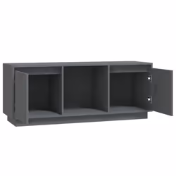 vidaXL Solid Wood Pine TV Cabinet Media HiFi Cabinet TV Console Multi Colours - grey - Additional view 5
